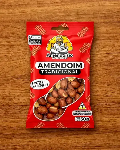 Pacote de Amendoim Tradicional 50g